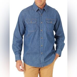 Wrangler Denim Shirt Medium Western Vibes